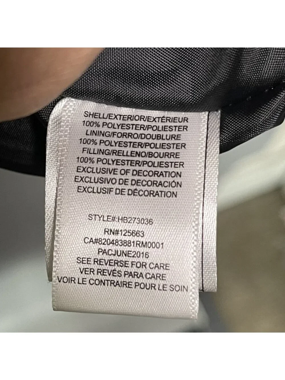 Harve Benard Quilted Black Jacket Coat Women 2X Double-Breasted Lightweight - Picture 4 of 8